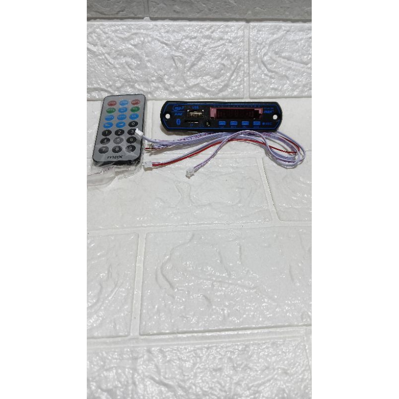 Kit  USB MP3 Bluetooth dan Micro SD Biru IC besar