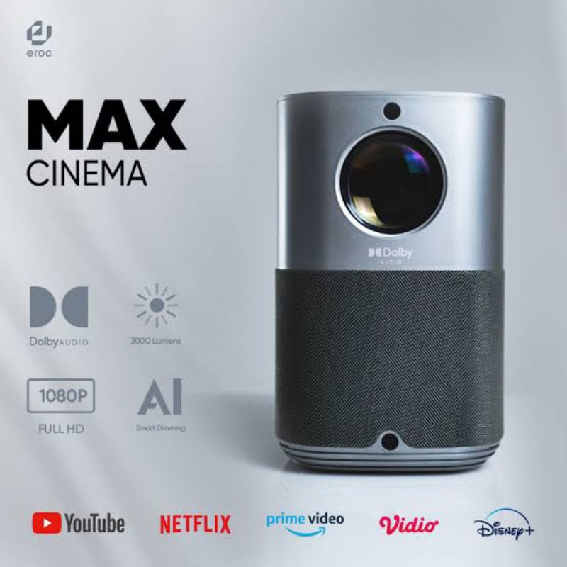 Proyektor Eroc Max YouTube Netflix FHD