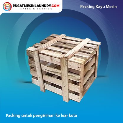 Packing Kayu Mesin Pengering, Mesin Cuci, Boiler Setrika Uap