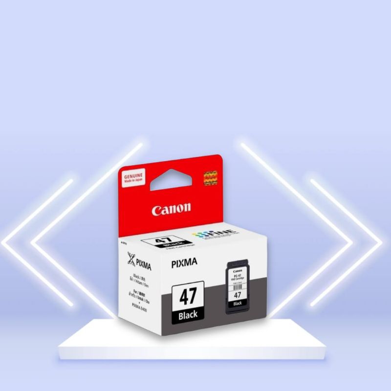 Tinta Cartridge Canon PG 47 Black / Hitam Original E410