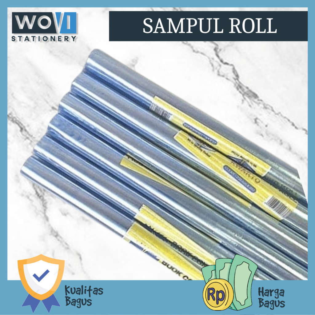 

[WOVI STATIONERY] Sampul Buku Mika Roll Pop1 / Sampul Roll Kwarto , Boxy , Folio / Sampul Buku Roll / Sampul Murah / Sampul Buku Tulis Gulung [ROLL]