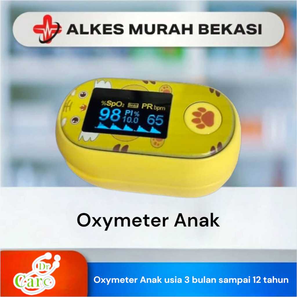 Care Dr Oxymeter DC-07B Anak Usia 3 Bulan - 12 Tahun