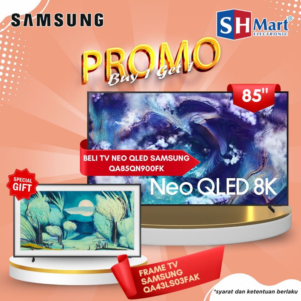 Samsung Neo Qled Tv 85 Inch QN900F Miniled 8K Vision AI Smart Tv QA85QN900FKXXD / 85QN900F NEW 2025