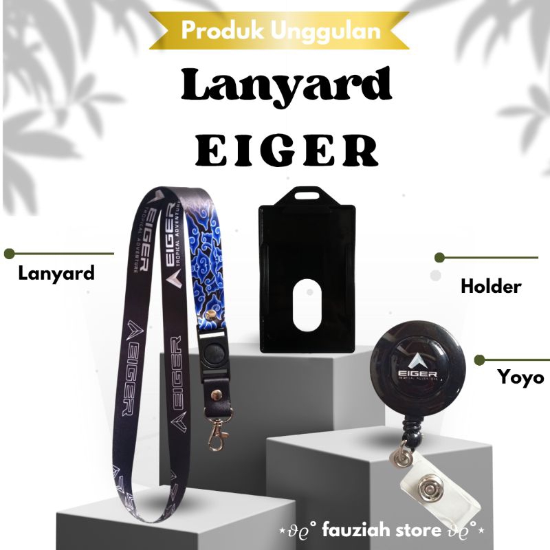 

READY! TALI ID CARD EIGERRR HITAM / LANYARD EIGERRR HITAM TERMURAH!!!