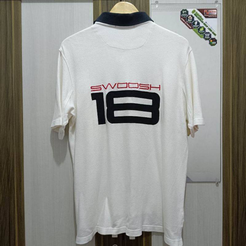 T-shirt Polo Nike Golf Swoosh 18 Vintage 90's
