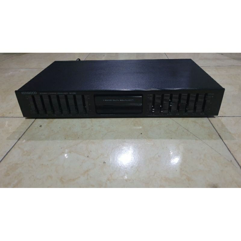 equalizer rumahan kenwood ge-292 14channel 2x7band graphic equalizer second bekas jamin normal siap 