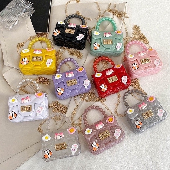 Limited Tas Jelly Selempang 2 Model Dan Motif Berbeda Import Tas Jelly Mini Kartu Karakter Alibaba16