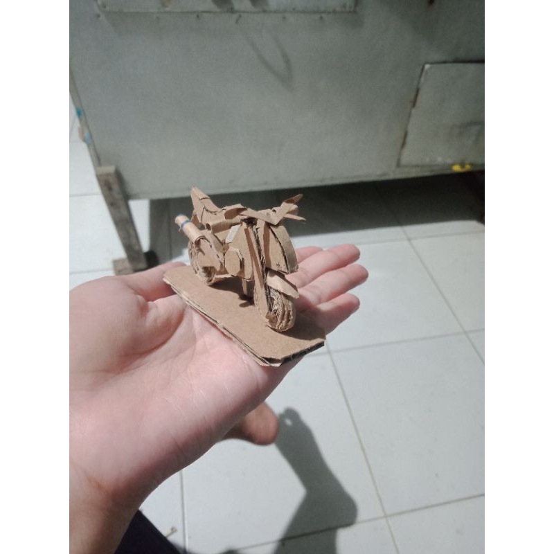 PRAKARYA MOTOR KARDUS|KERAJINAN TANGAN