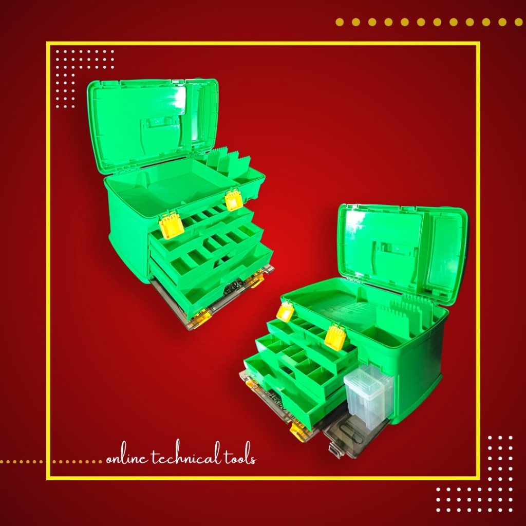 TEKIRO Tool Box Cabinet 5 Laci – Kotak Perkakas Organizer Plastik Serbaguna