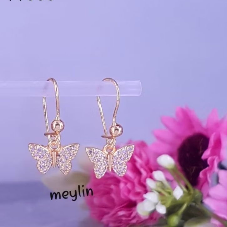 GROSIR XUPING MEDAN anting desi bandulan kupu