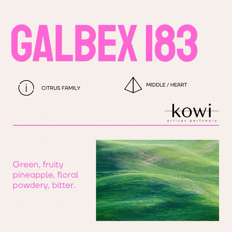 GALBEX 183 | GREEN GALBANUM AROMA (SYNTHETIC
