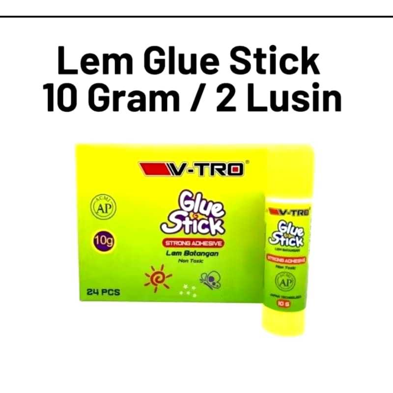 

Glue Stick Kuning Merk VTRO-Lem Stick Kertas Yellow 24Pcs