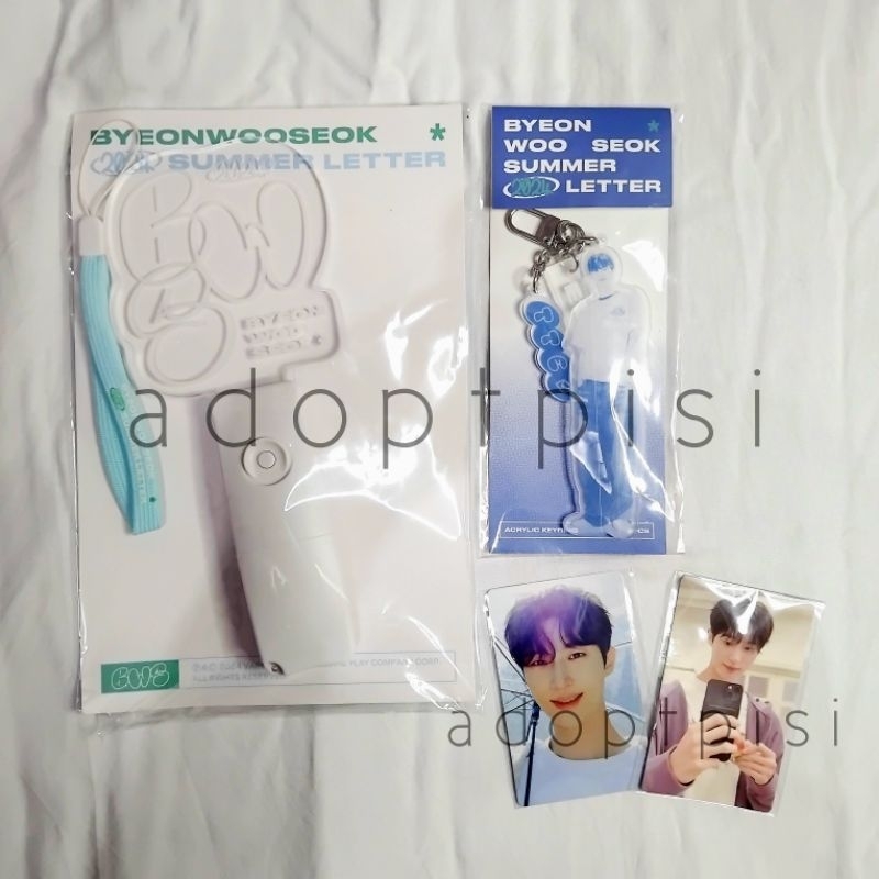 [READY STOCK] Byeon Wooseok Keyring Summer Letter Photocard