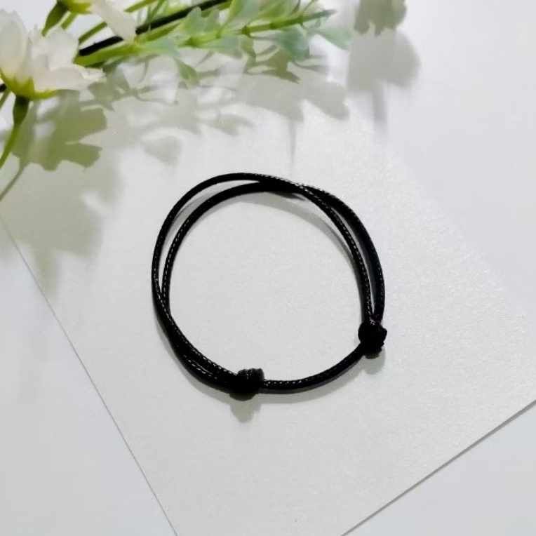 [GELANG] /gelang tali korea// gelang hitam polos