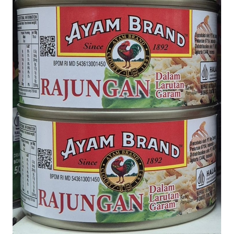 

Ranjungan Dalam Air Garam AYAM BRAND Ranjungan In Brine 170g - HK.