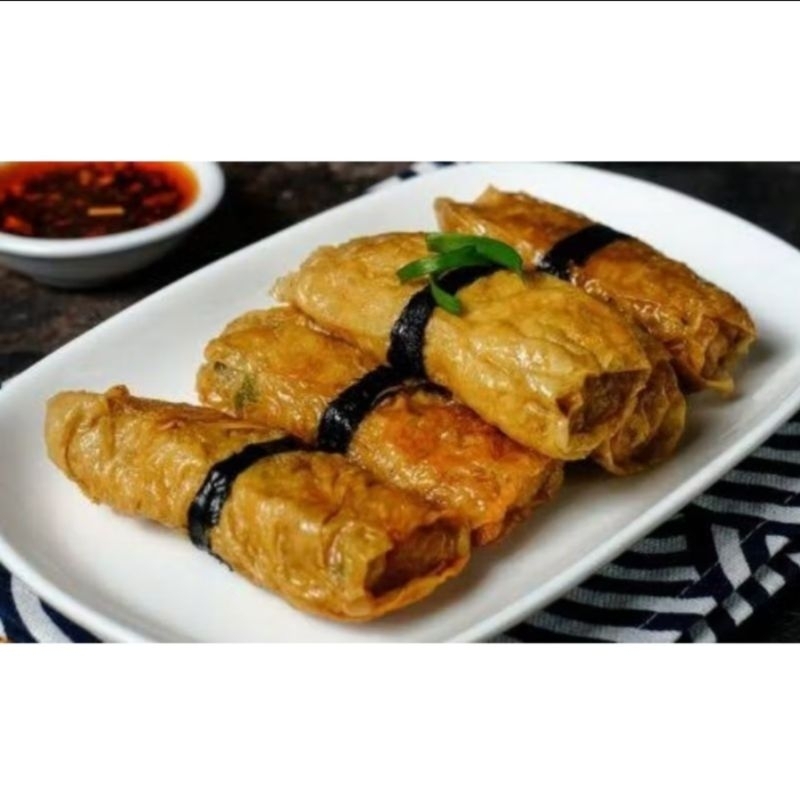 

Beancurd Skin Roll Lumpia Kulit Tahu dimsum resto cafe hotel Home made isi 10 no vetsin sarapan enak lezat harga murah kualitas bintang lima