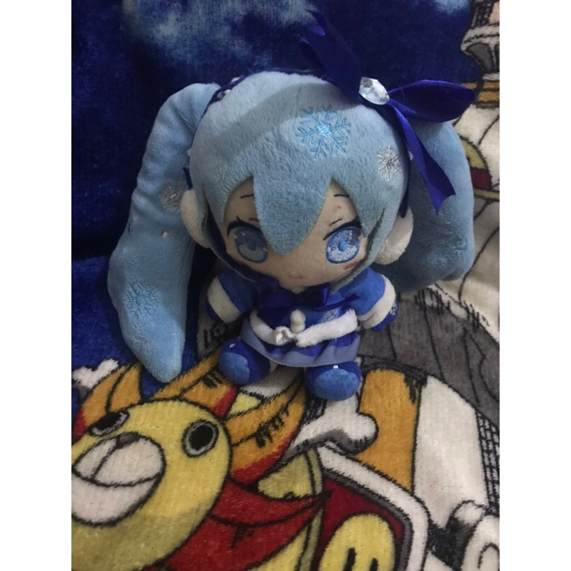 Boneka Hatsune Miku Snow ORI 20cm