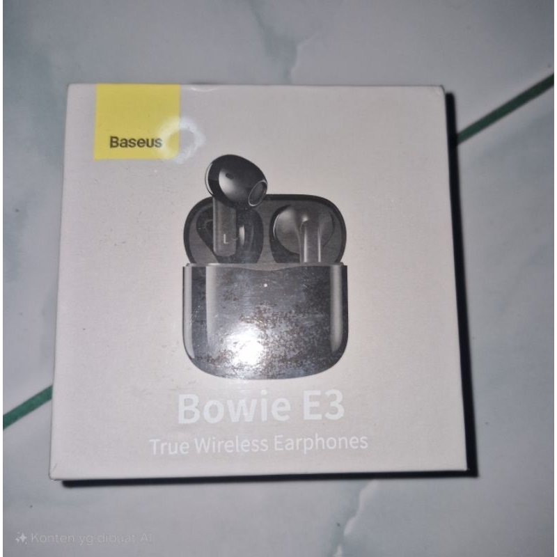 (New) Tws Baseus bowie E3 + case