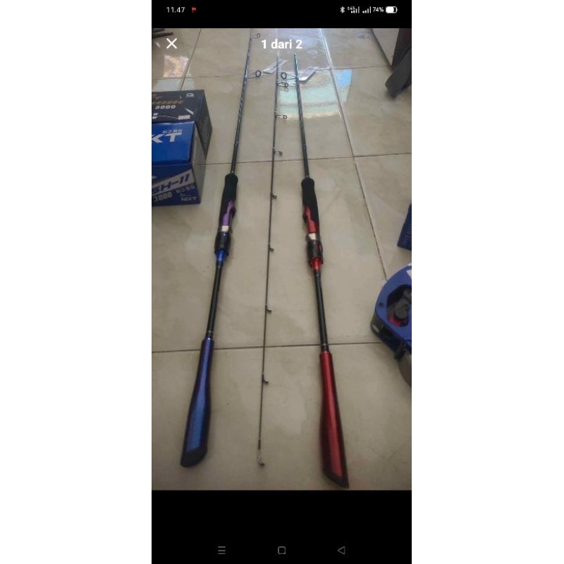 shikari spining, joran casting