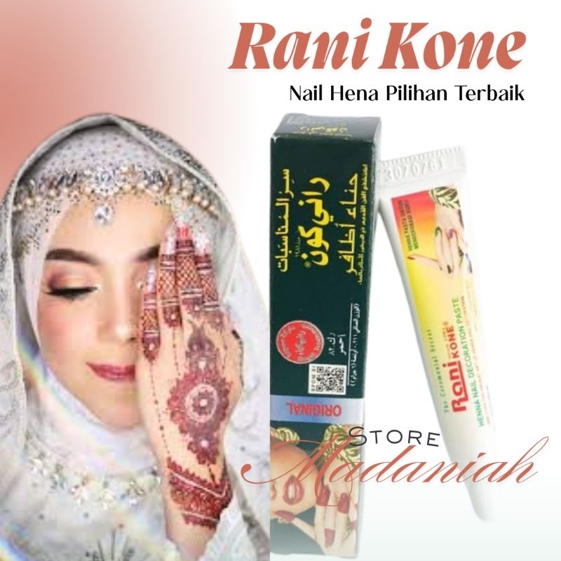 Pacar kuku kutek rani hena BPOM halal