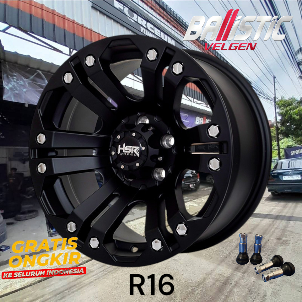 Velg Mobil R16 Terios Rush Outlander Innova Xpander Taruna Velg HSR JT69 Ring 16 Baut 5x114,3 ET0