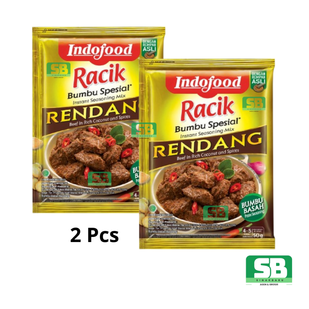 

Indofood Bumbu SPESIAL RACIK RENDANG 50gr 2 Pcs