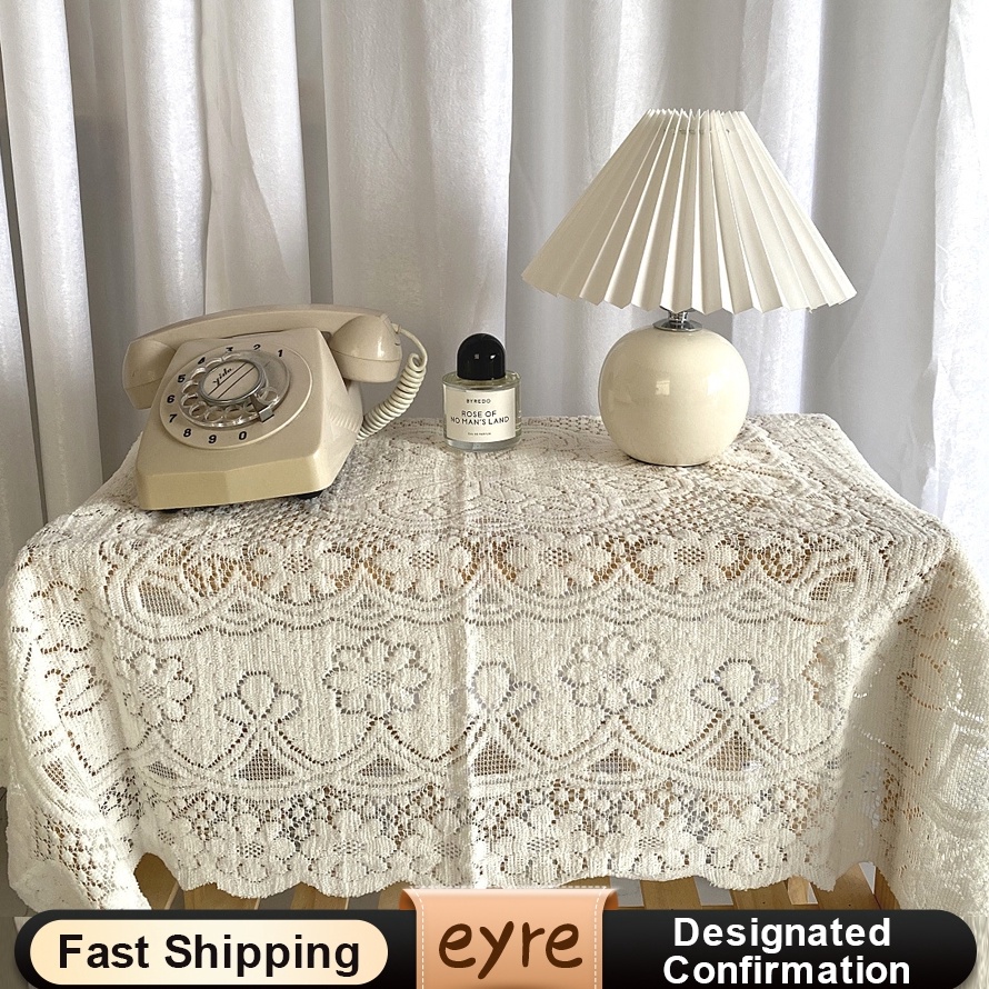 EyreJaminan kualitas  Taplak meja rajutan taplak meja penutup samping t tidur rumah sastra vintage p