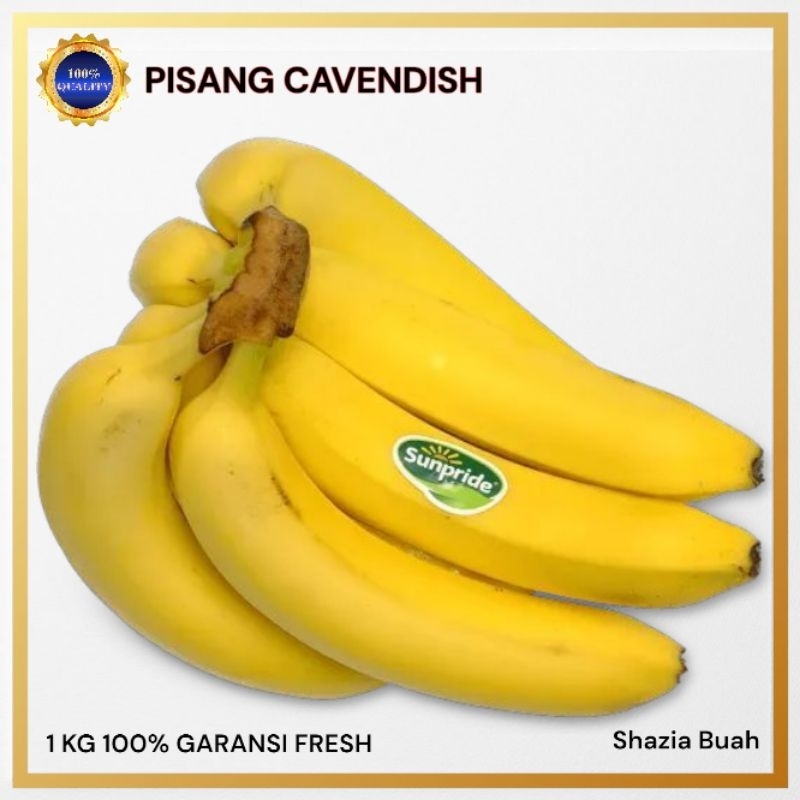 

Pisang Cavendish / Pisang Sunpride / 1Kg