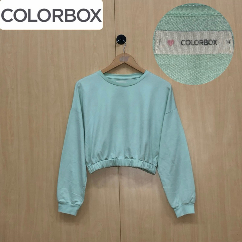Colorbox crop sweater M