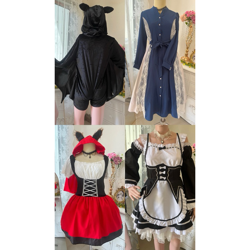 baju daily kawaii y2k cottagore coquette vintage retro lolita halloween noni riding axes femme lizli