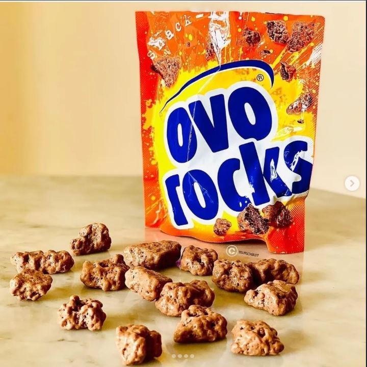 

OVO ROCKS Chocolate Bits 70gr chocolate import Switzerland
