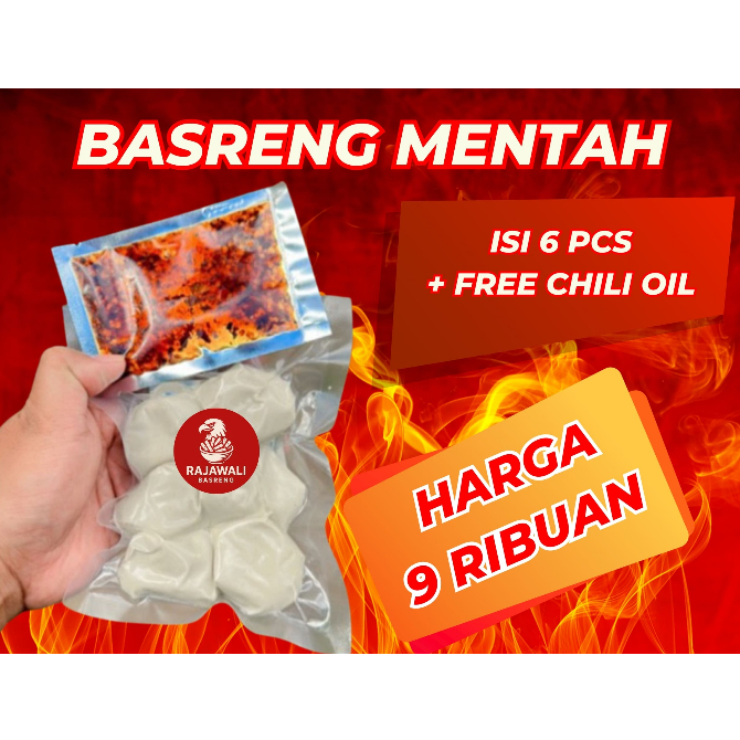 

Basreng mentah isi 6 gratis chili oil