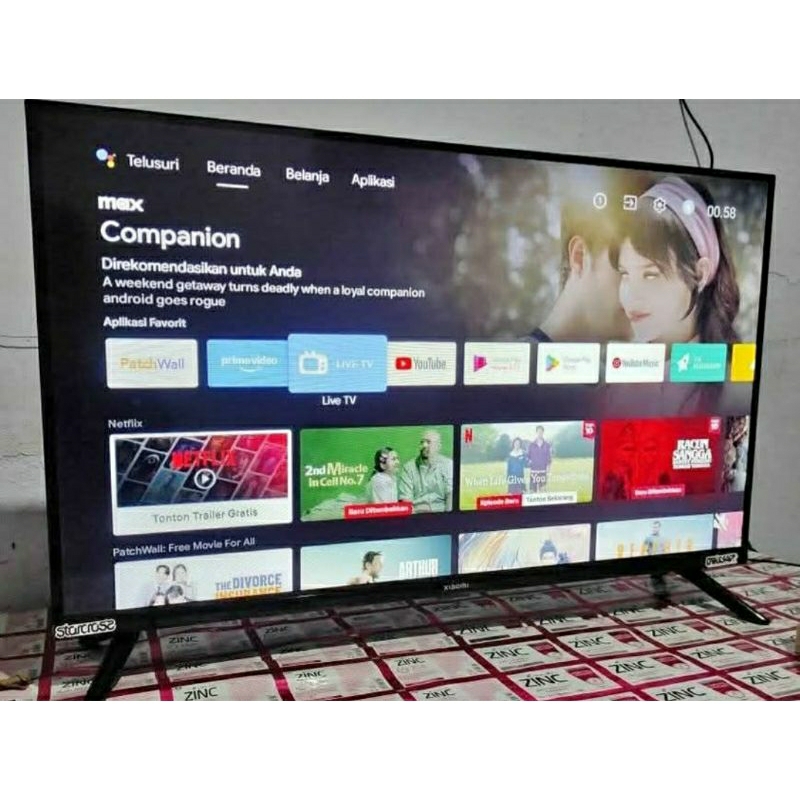 STB ANDROID X1 LITE 11 REMOTE VOICE SIAP PAKAI