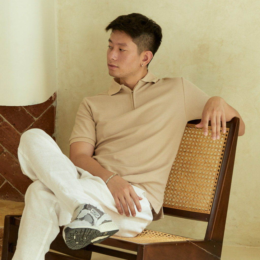 YUKON - Zipper Polo Shirt / Kaos Polo Kerah Half Zip