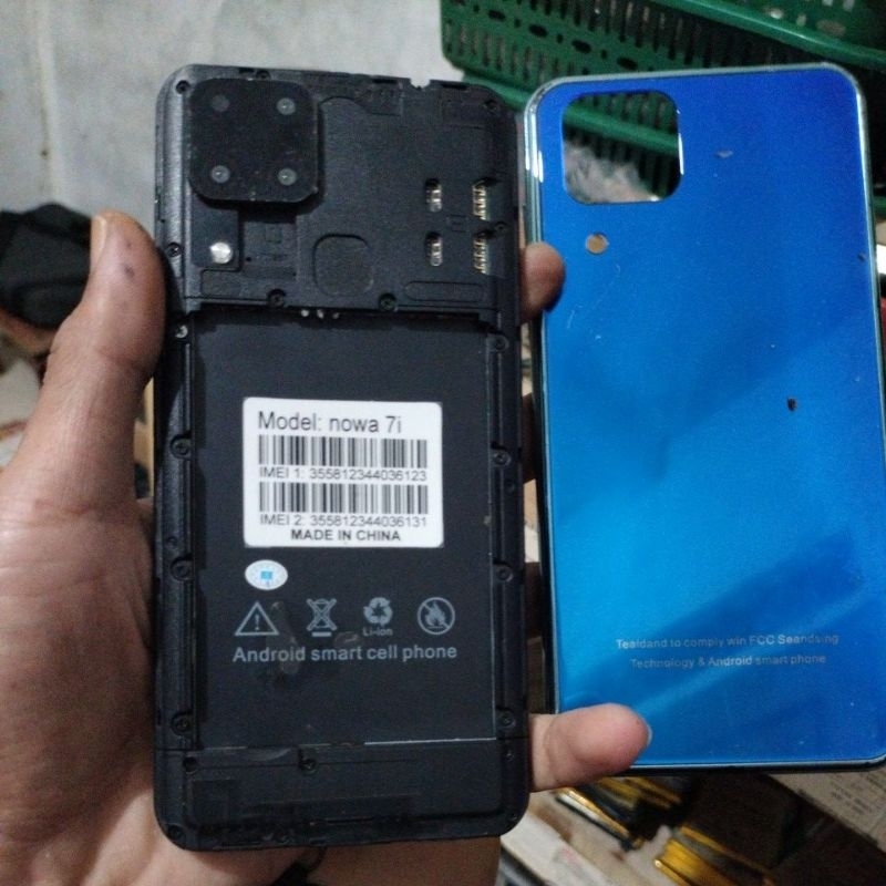 Android model nowa 7i minus baca deskripsi....