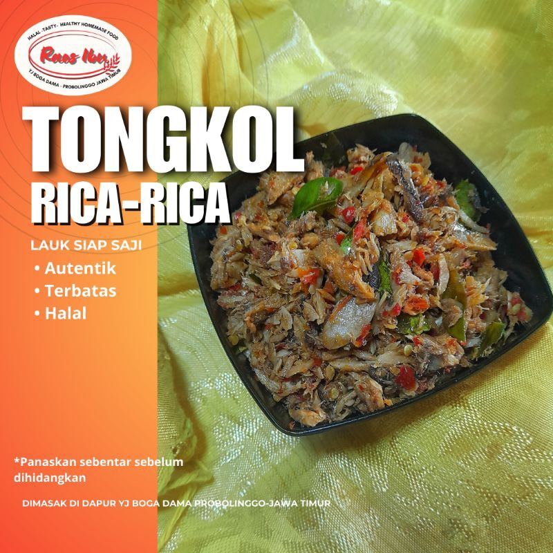 

RAOS IBU ikan tongkol rica-rica lauk siap saji homemade (50gr) kemasan vacum