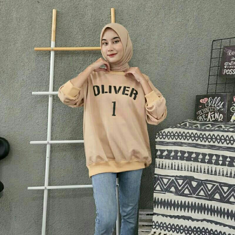 Sweater Hoodie Wanita Oliver