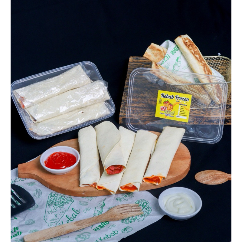 

KEBAB Original HS Food - 1 Box isi 5 pcs HALAL (Kemasan Vakum)