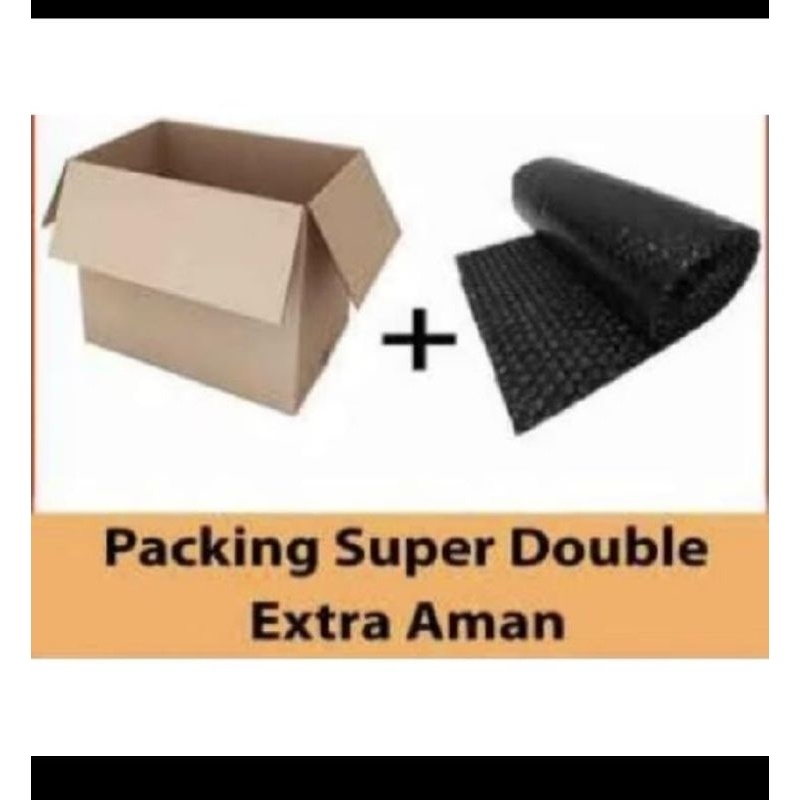 

tambahan packing kardus dan bubble wrap
