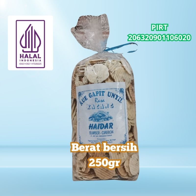 

KUE GAPIT RASA KACANG unyil KHAS CIREBON 250GR Gurih Kacang