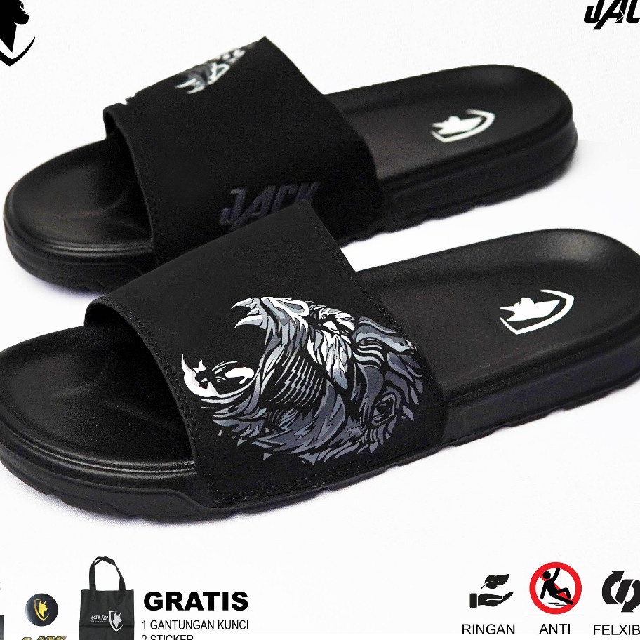 JACK IDN Sandal Slide Pria Sendal Slop Flip Flop  Sandal Slop Pria KONG