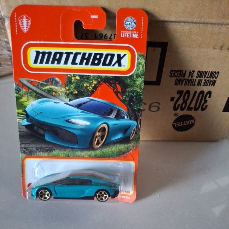 2021 koenigsegg gemera matchbox biru