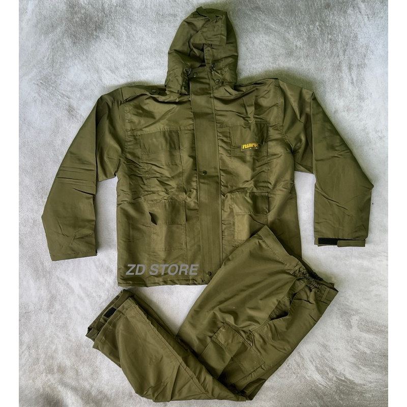 Jas Hujan JATAH PELOPOR HIJAU TEBAL/Jas Hujan BKO HIJAU BRIMOB