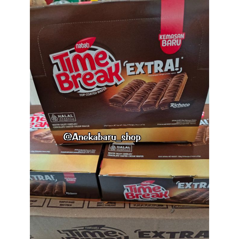 

Nabati Time Break Wafer Salut Coklat 32gr ( 1 pcs )