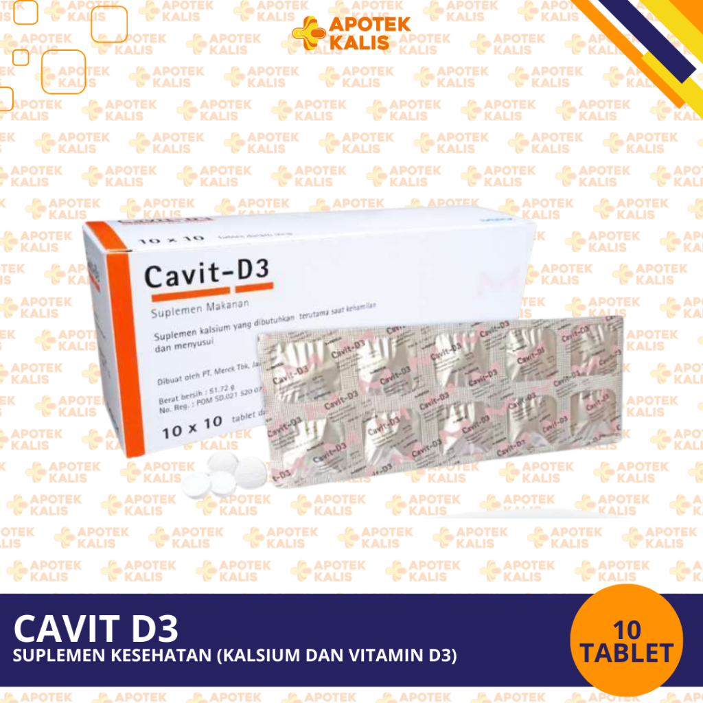 CAVIT-D3 SUPLEMEN KESEHATAN 10 TABLET