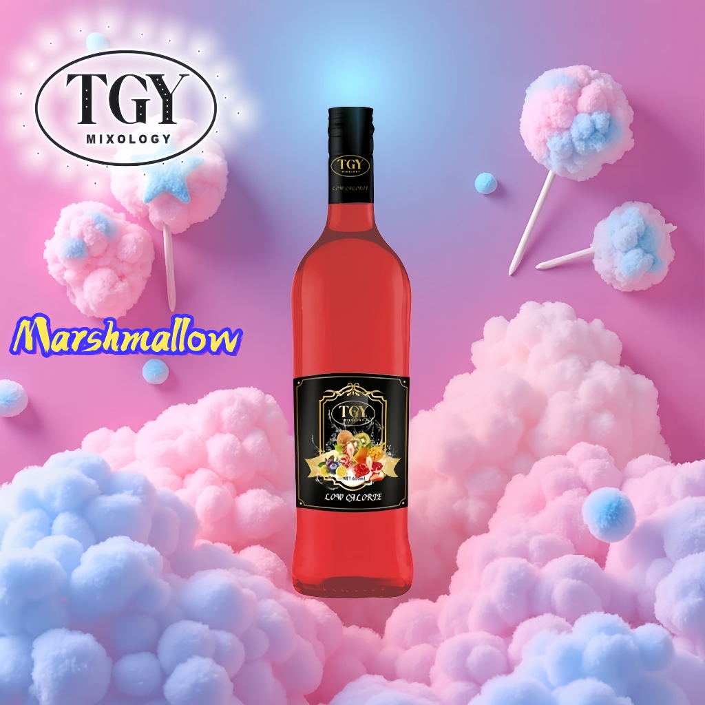 

TGY MIXOLOGY Sirup Cair Konsentrat Minuman Cotton Candy - HALAL -750 mL - Gulali Syrup