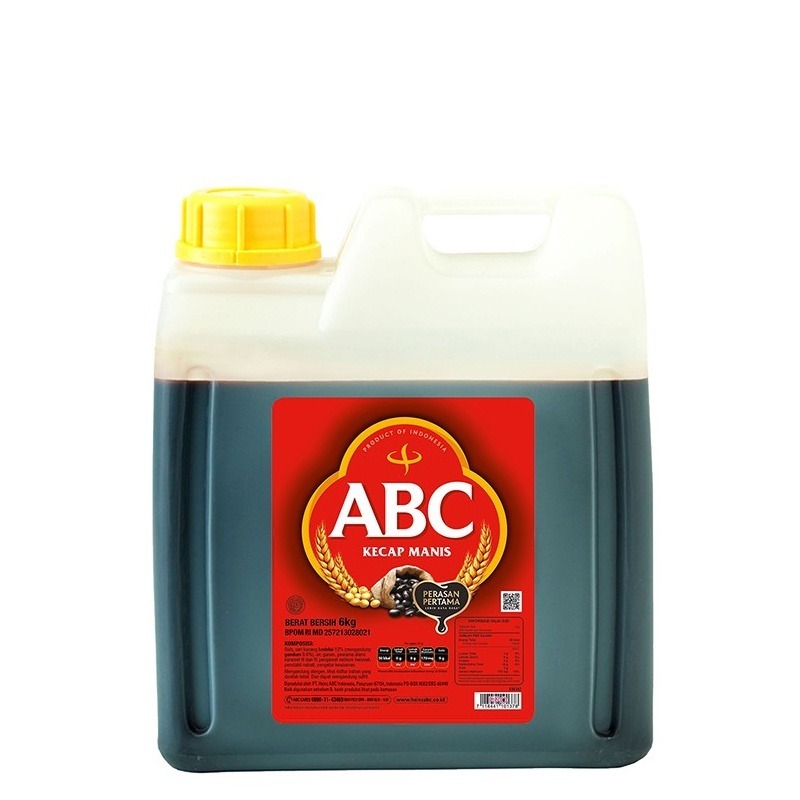 

ABC KECAP MANIS 6KG, KEMASAN GALON ASLI COCOK UNTUK SEMUA MAKANAN