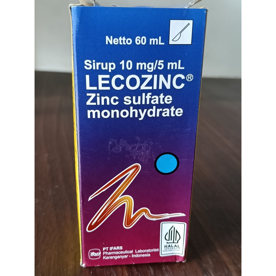 

Sirup LECOZINC Zinc sulfate monohydrate 60 mL OBAT DIARE ANAK SIRUP DIARE ANAK