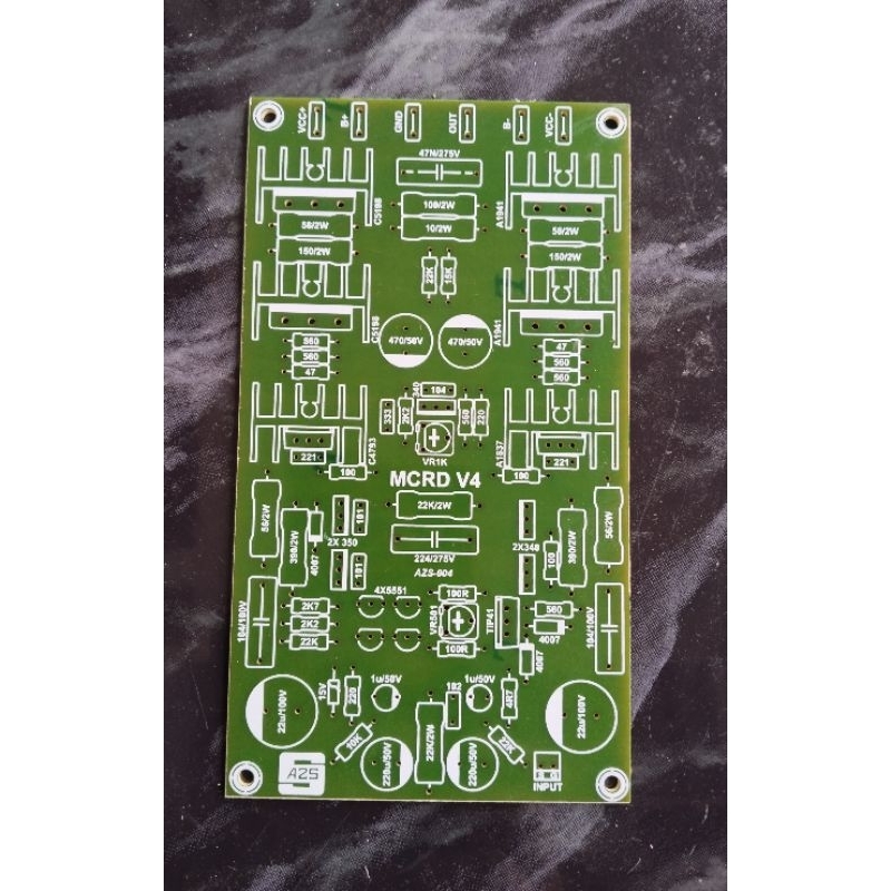 PCB Driver Power Amplifier MCRD V4 Mono.