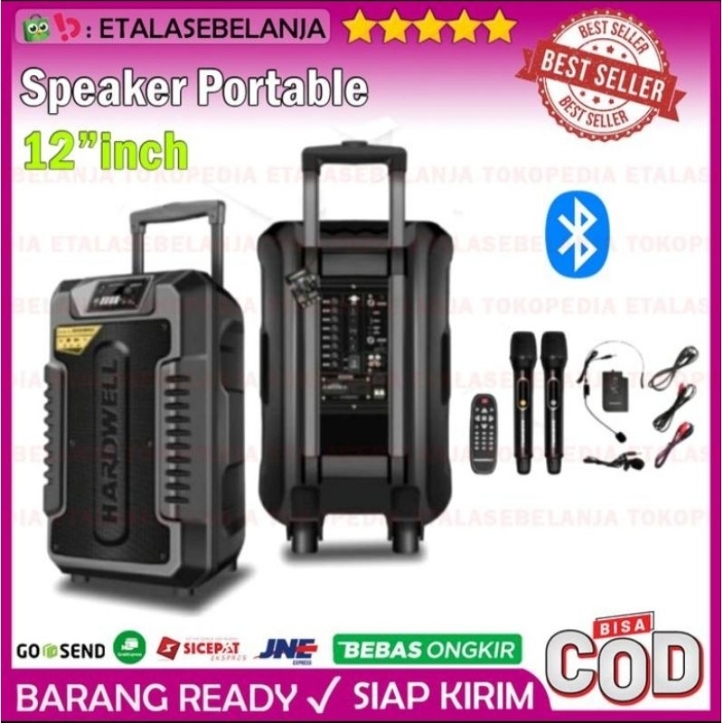 Speaker aktif portable hardwell 12 inch turbovoice 12pro turbovoice 12 pro